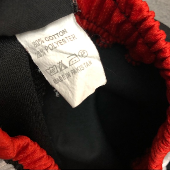 The Lost Breed Men’s Tiger Patch Training Shorts Black Red White Small - Picture 10 of 13